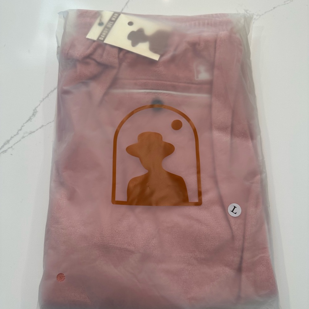 NWT - Dandy Del Mar - THE GAUCHO TERRY CLOTH SHORTS - MAUVE